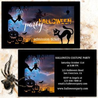 Halloween Costume Party Ticket