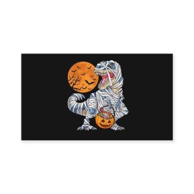 Halloween Dinosaur T rex Mummy Pumpkin