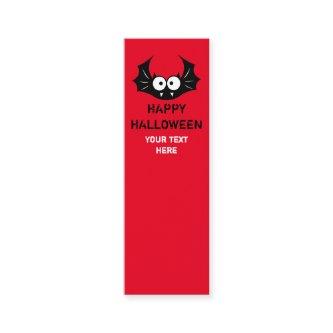 Halloween funny bat bookmark mini