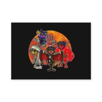 Halloween Rottweiler Costume Mummy Evil Witch Pump