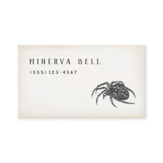 Halloween Spider Calling Card