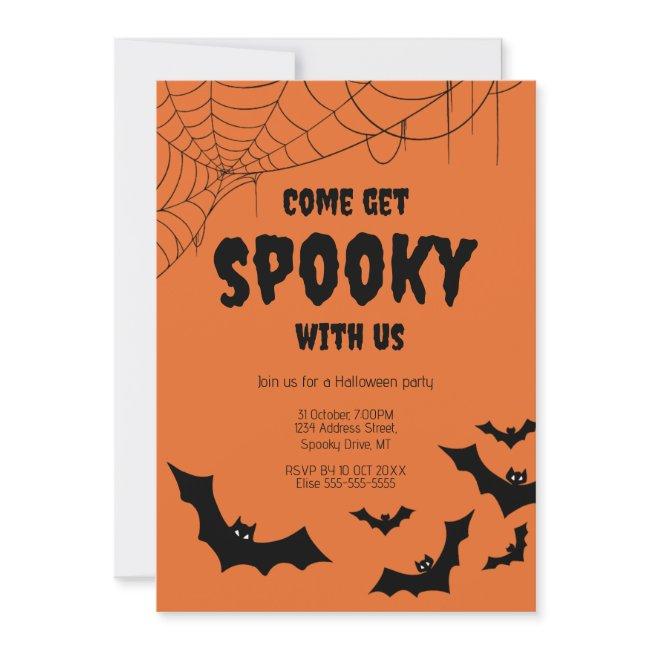 Halloween Spooky Office Party Invitation
