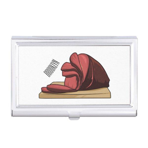 Ham cartoon illustration   case