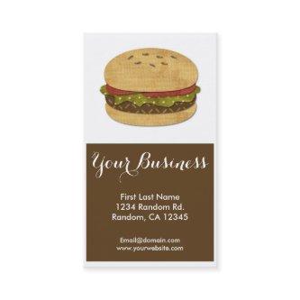 Hamburger customizable