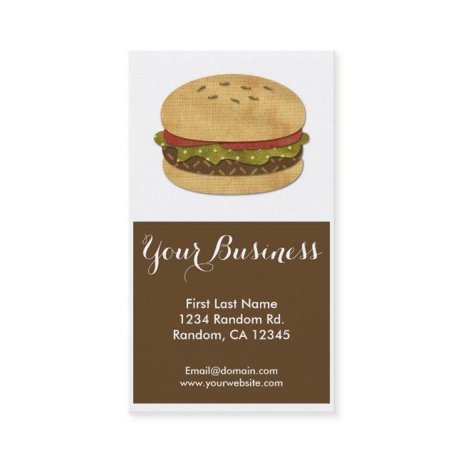 Hamburger customizable
