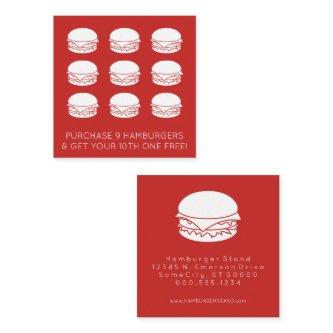 hamburger loyalty stamp