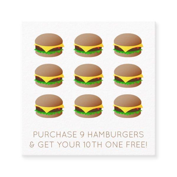hamburger loyalty stamp