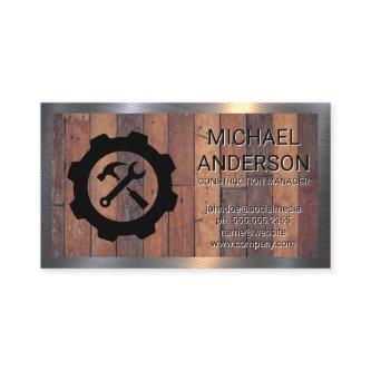 Hammer Wrench Construction | Wooden Boards