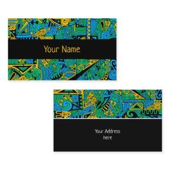 Hand And Digitally Painted Pattern Art 21