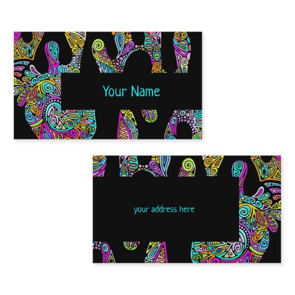 Hand And Digitally Painted Pattern Art 28