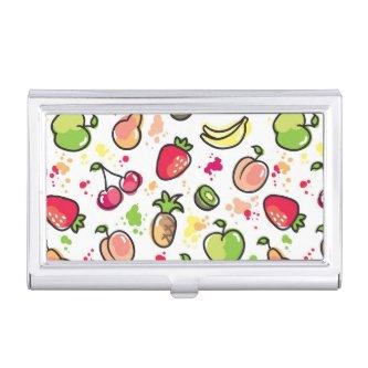 hand drawn fruits pattern  case