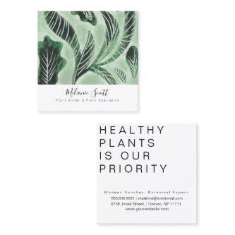 Hand Drawn Greenery Botanical Specialist Botanist Square