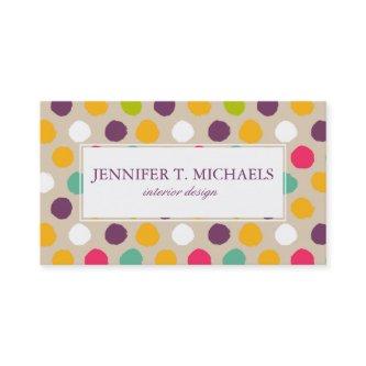 Hand-drawn polka dot pattern