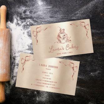 Hand Drawn Sweet Cupcake Bakery Pastry Chef