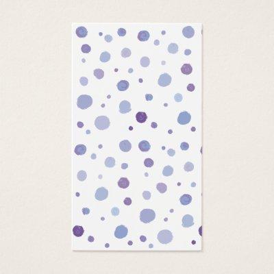 hand painted polka dots