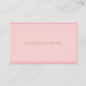 Hand Script Name Plain Elegant Pink Gold Modern