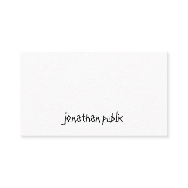 Hand Script Text Professional Simple Modern Cool