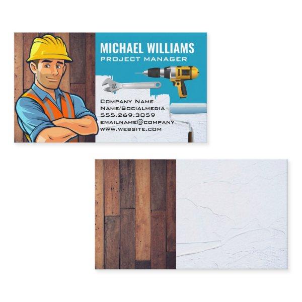 Hand Tools | Handyman | Wood | Painted Wall