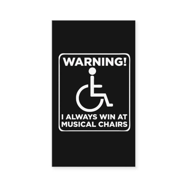 Handicap Sarcastic Wheelchair Musical Chair