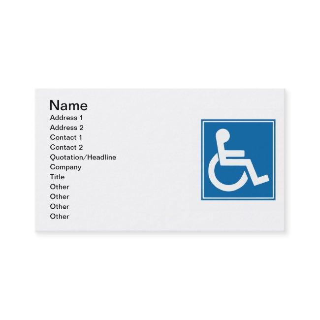 Handicap Sign