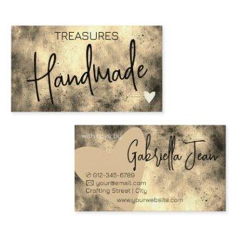 Handmade Crafts Calligraphy Signature Distressed