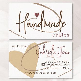 Handmade Crafts Calligraphy Signature Love Heart