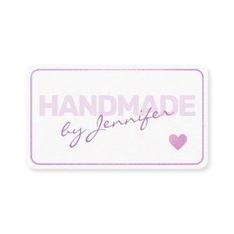 Handmade Elegant Purple Simple Style Heart Glam