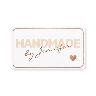 Handmade Elegant Simple Rose Gold Style Heart Glam