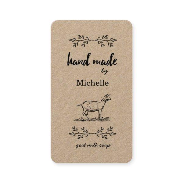 Handmade Goat Milk Soap Rustic