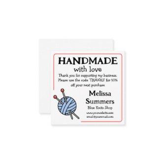 Handmade Knitting Coupon Square