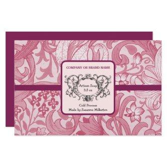 Handmade Soap Wrapping Paper Vintage Design Sheet