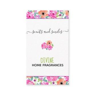 Handmade Wax Melts Watercolor Floral Vertical