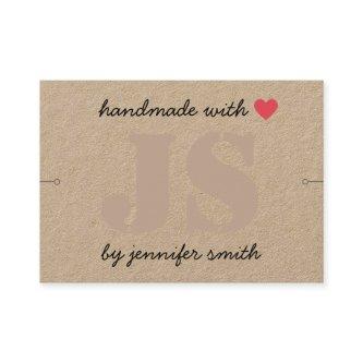 Handmade with Heart Bracelet Display Card Holder