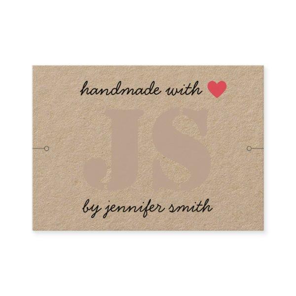 Handmade with Heart Bracelet Display Card Holder