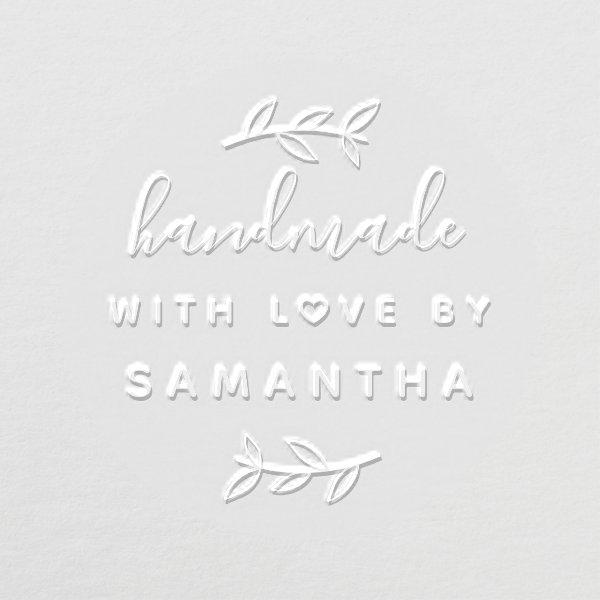 Handmade With Love | Custom Product Packaging Embosser