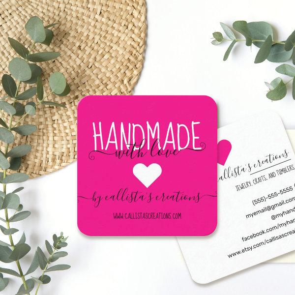 Handmade With Love Etsy Home Crafter Art Fair Square