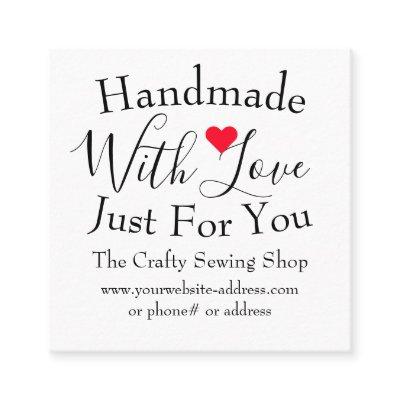 Handmade With Love Small Craft Business Supplies Square