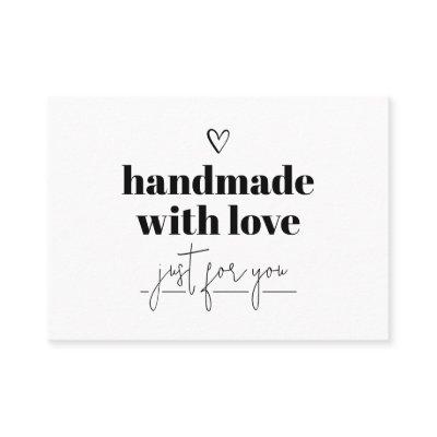 Handmade With Love Thank You Card