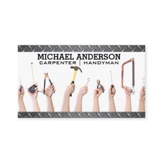 Hands Holding Tools | Carpentry Construction