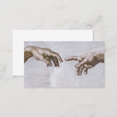 Hands of God and Adam by Michelangelo