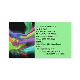 HANDS TEAM CHARITY NFP RETRO NEON