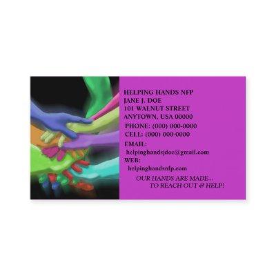 HANDS TEAM CHARITY NFP RETRO NEON