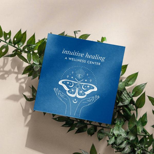Hands Third EYE Moon Moth Yoga Spiritual Coach  Square