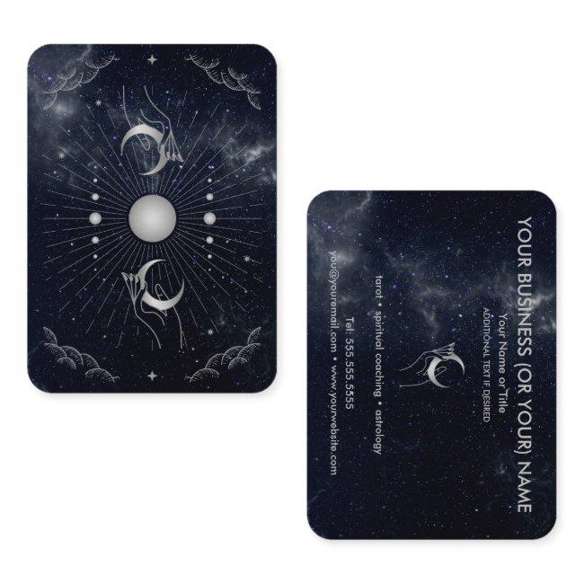 Hands with Moons Cosmos Astrology Tarot