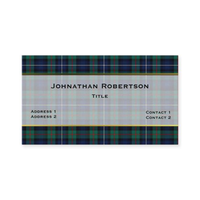 Handsome Robertson Plaid Custom