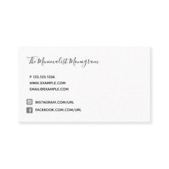 Handwriting Minimalist Monogram 2021