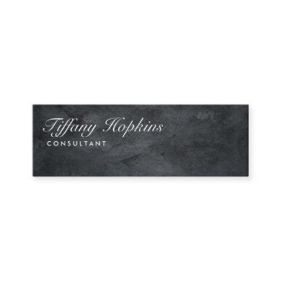 Handwriting Plain Grey Modern Slim Feminine Mini