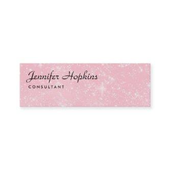 Handwriting Plain Pink Modern Slim Feminine Mini