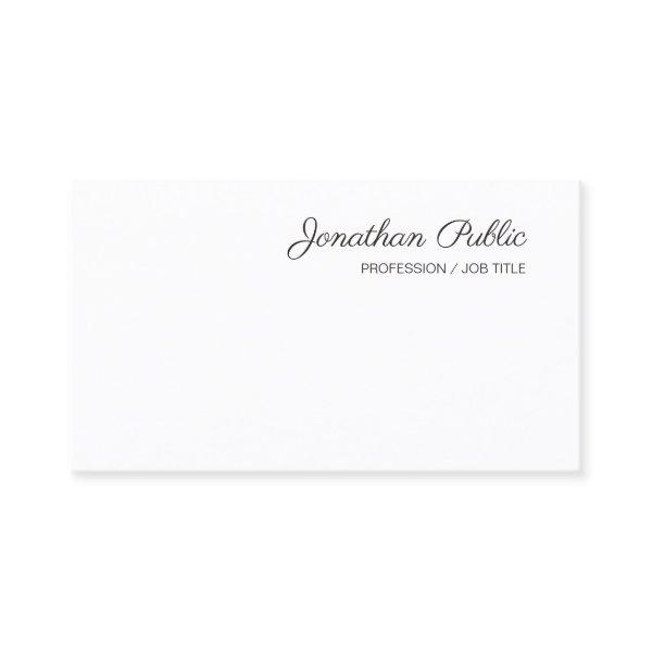 Handwriting Script Modern Minimalist Template