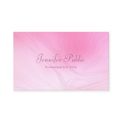 Handwritten Elegant Pink Professional Template